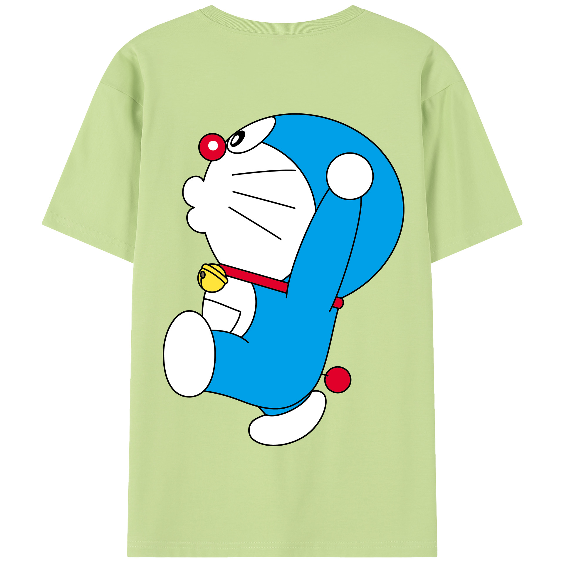 （画像用） ドラえもん Doraemon 綿100％半袖Tシャツ（背面プリント）